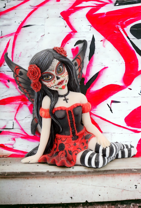 Rosalia Figurine Sugar Skull Fairy 10.5cm