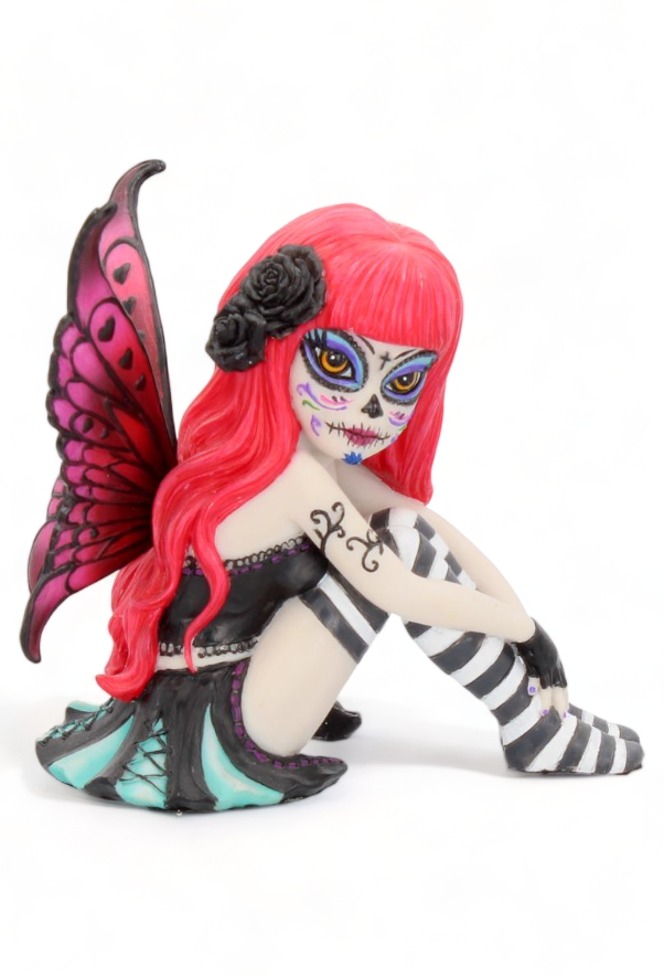 Valentine Figurine Sugar Skull Fairy 10cm