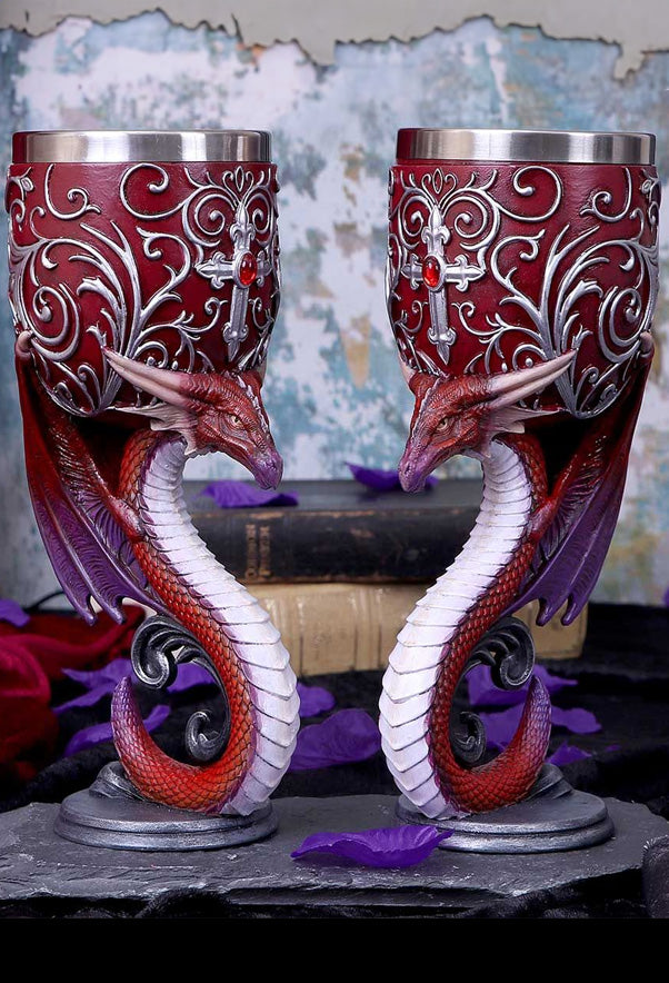 Dragons Devotion Goblets 18.5cm (Set of 2)