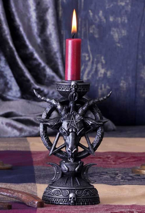 Light of Baphomet Candle Holder 15.5cm