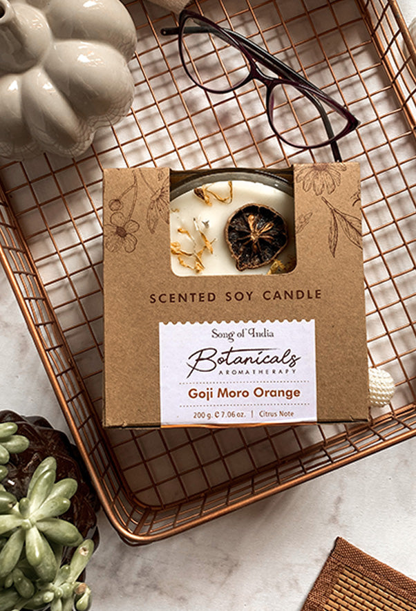 Botanical Goji Moro Orange Soy Candle