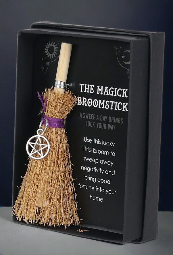 Pentagram Mini Magick Broomstick