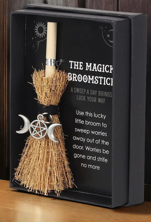 Triple Moon Mini Magick Broomstick