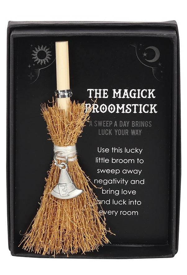 Witch Hat Mini Magick Broomstick