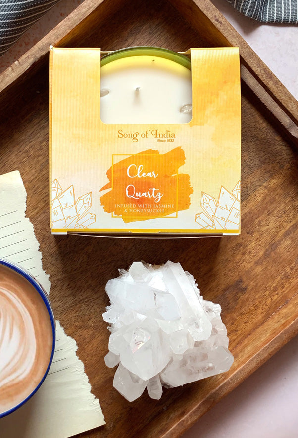 Healing Crystal Candle - Clear Quartz