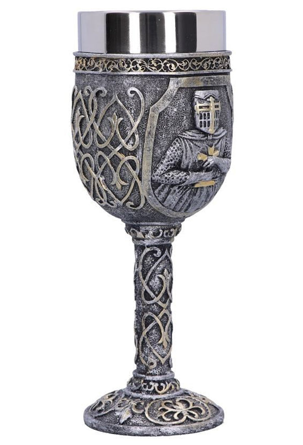 Armoured Medival Knight Soldier Goblet 19cm