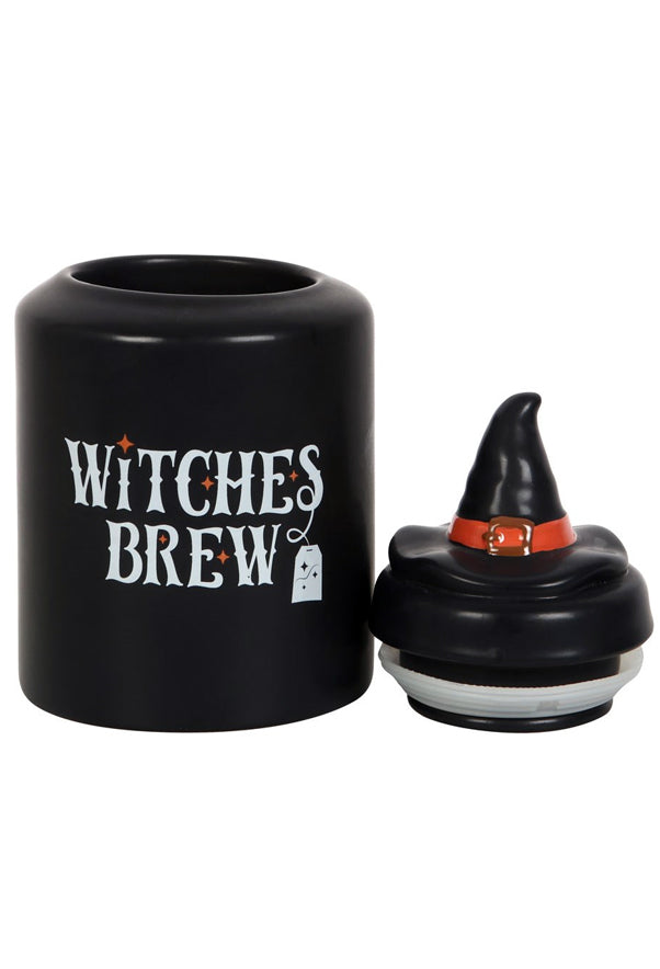 Witches Brew Ceramic Tea Canister