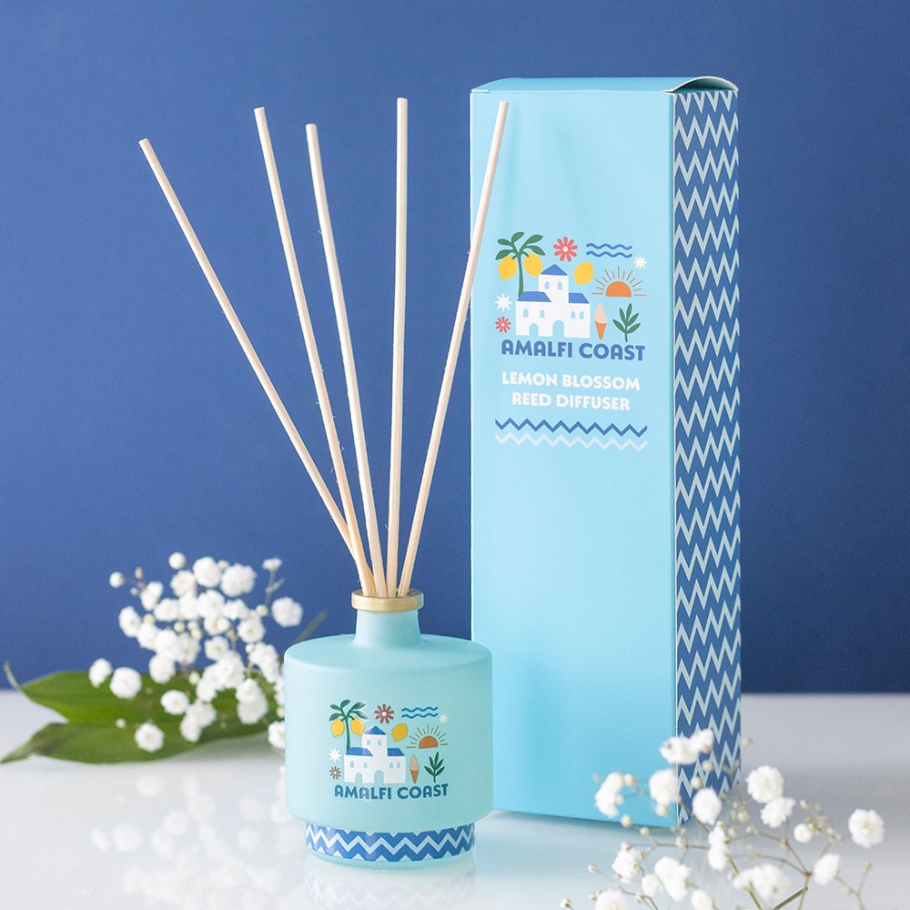 Amalfi Coast Sparkling Lemon Blossom Scented Reed Diffuser 100ml