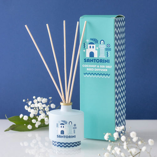 Santorini Coconut & Sea Salt Scented Reed Diffuser 100ml