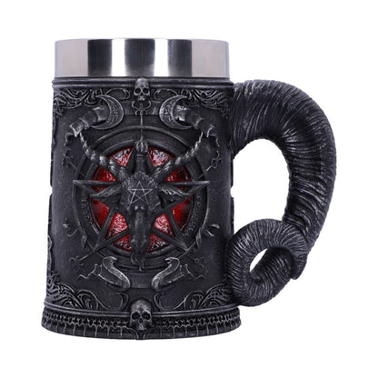 Baphomet Sabatic Goat Diety Tankard 16.5cm