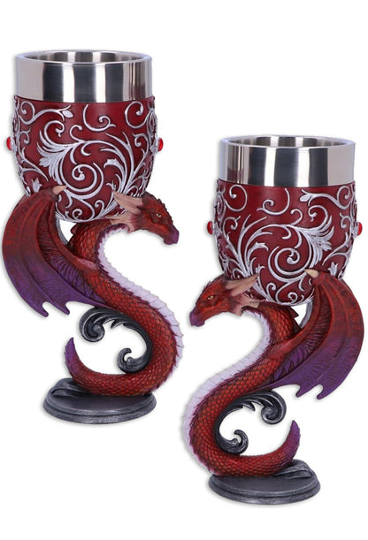 Dragons Devotion Goblets 18.5cm (Set of 2)