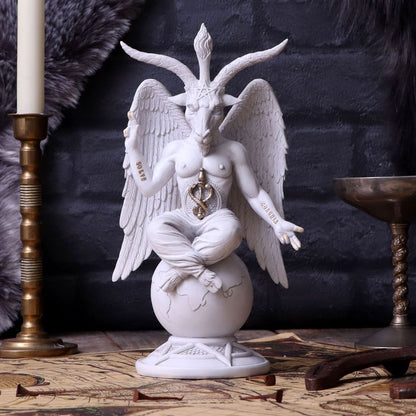 Dark Lord 26cm White Baphomet Figurine