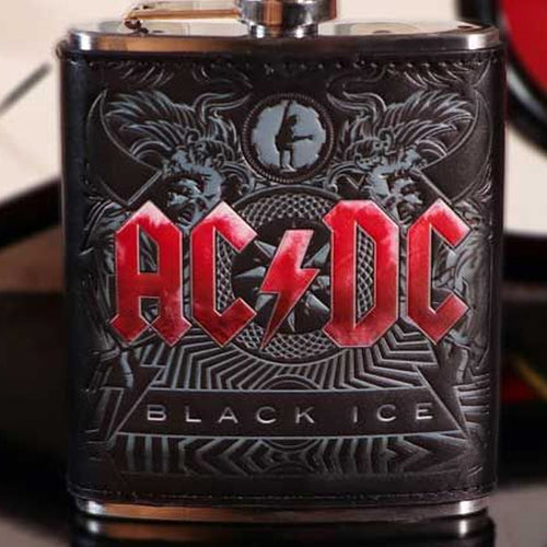 ACDC Black Ice Hip Flask