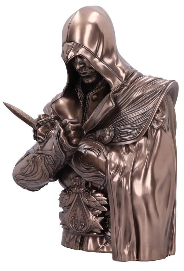 Assassin's Creed® Ezio Bust Box Bronze 30cm