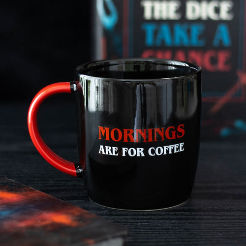 Mornings Are For Coffee Rounded Ceramic Mug
