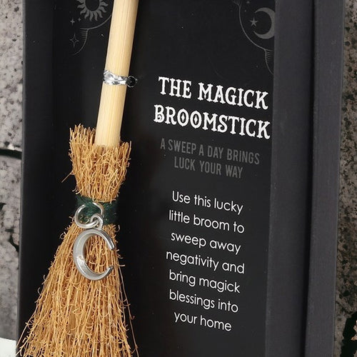 Crescent Moon Mini Magick Broomstick