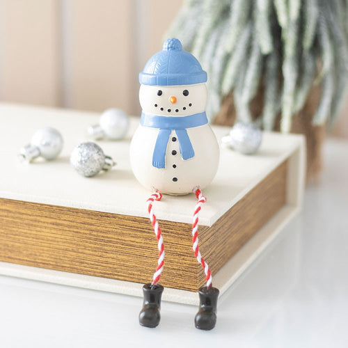 Winter Snowman Shelf Sitter Ornament