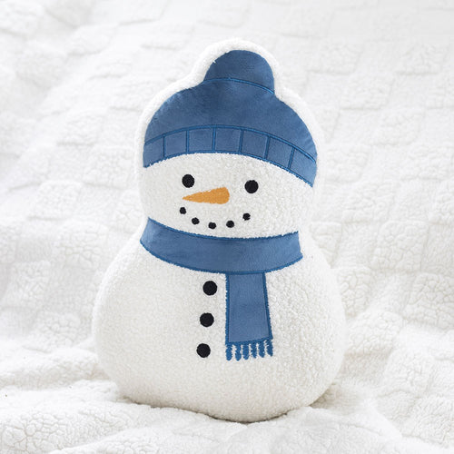 Snowman Shaped Boucle Cushion