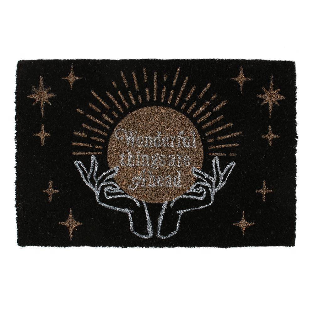 Fortune Teller Black Doormat 40cm x 60cm