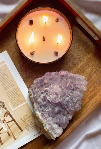 Healing Crystal Candle - Amethyst