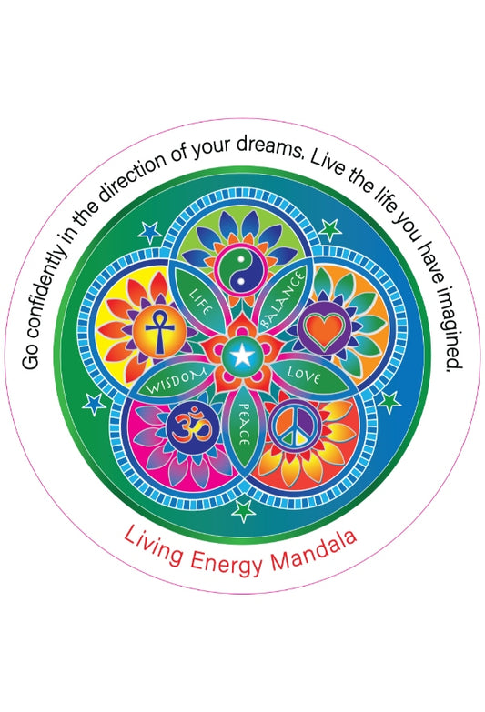 Living Energies Mandala Fridge Magnet