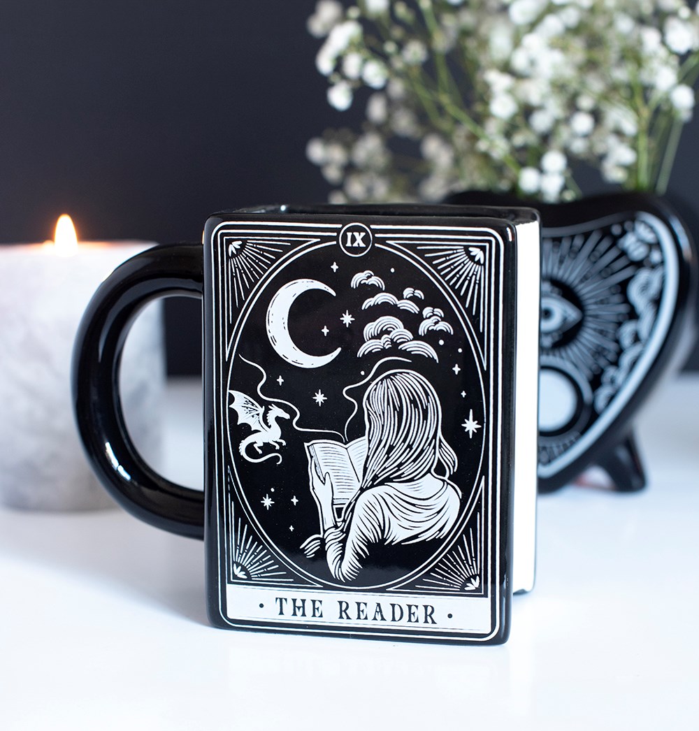 The Reader Book Shaped Mug