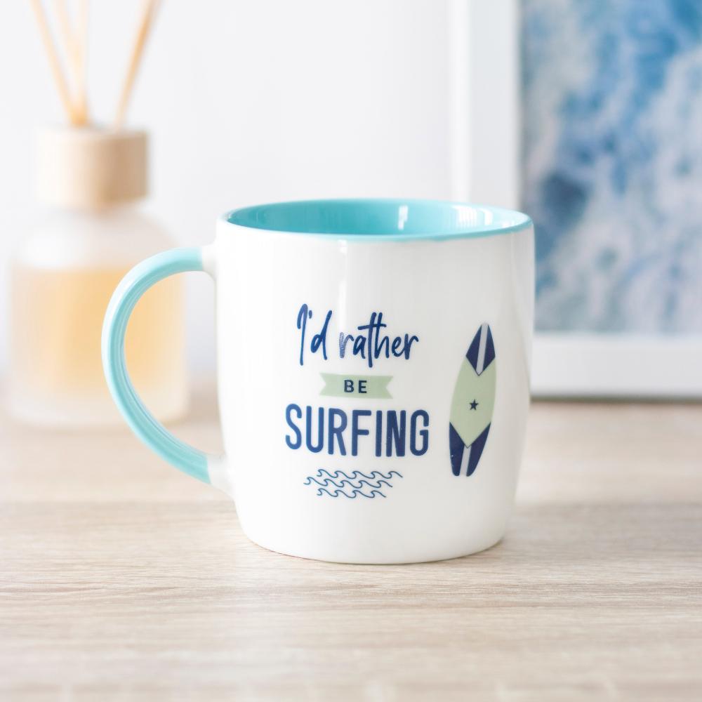 'd Rather Be Surfing Mug