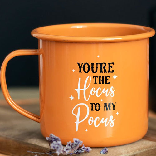 You're The Hocus To My Pocus Enamel Mug